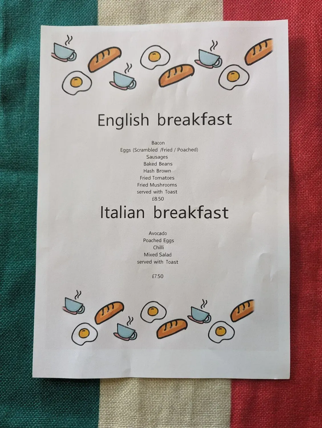 Menu 3