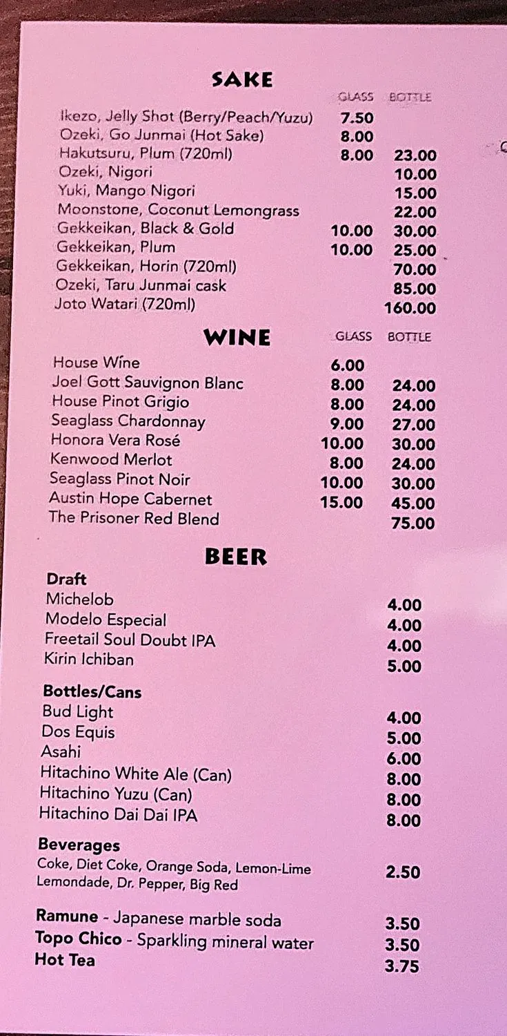 Menu 2