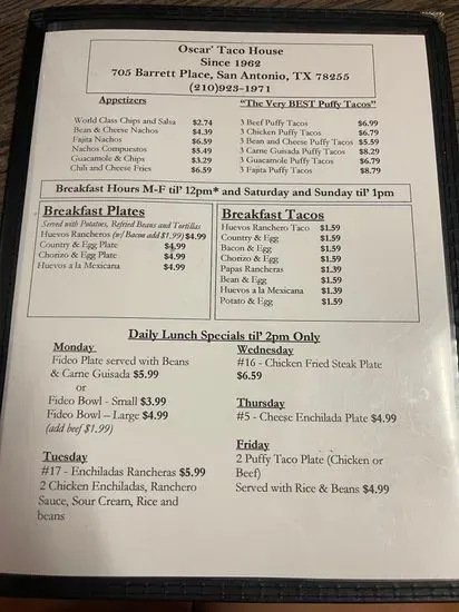 Menu 2