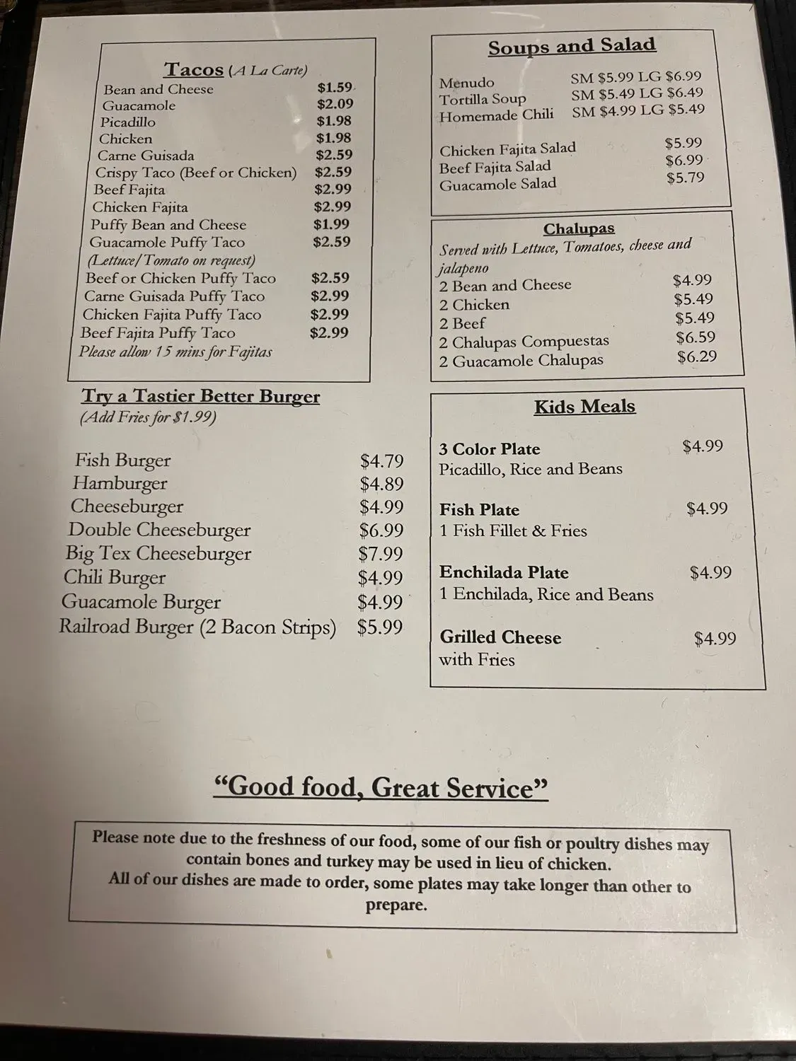 Menu 6