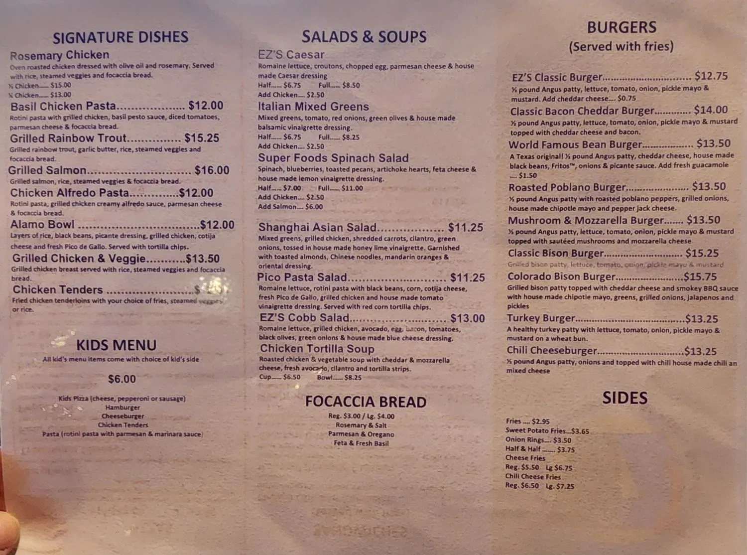 Menu 2