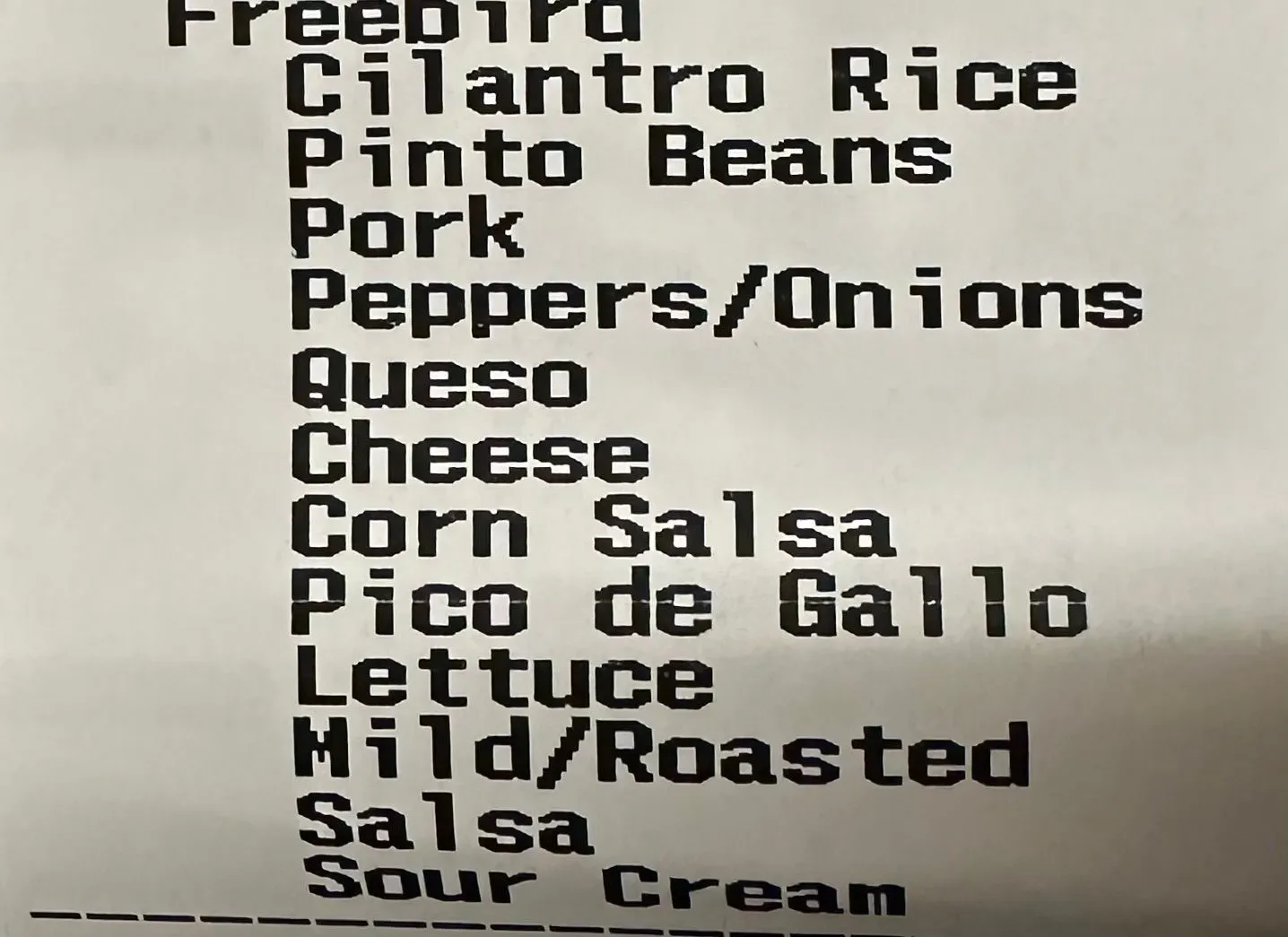 Menu 6