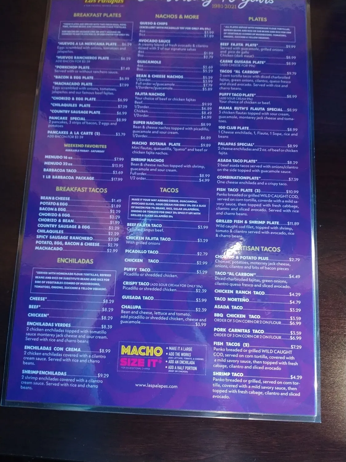 Menu 4