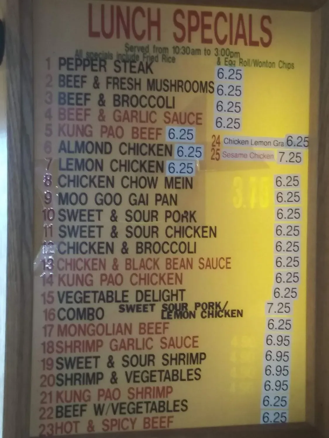 Menu 6