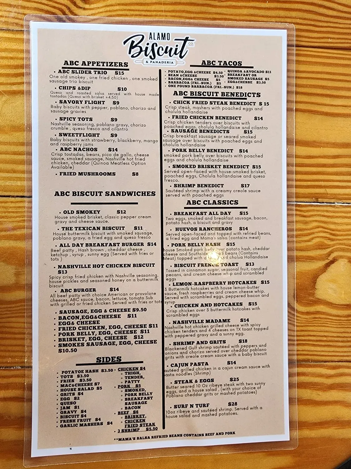 Menu 2