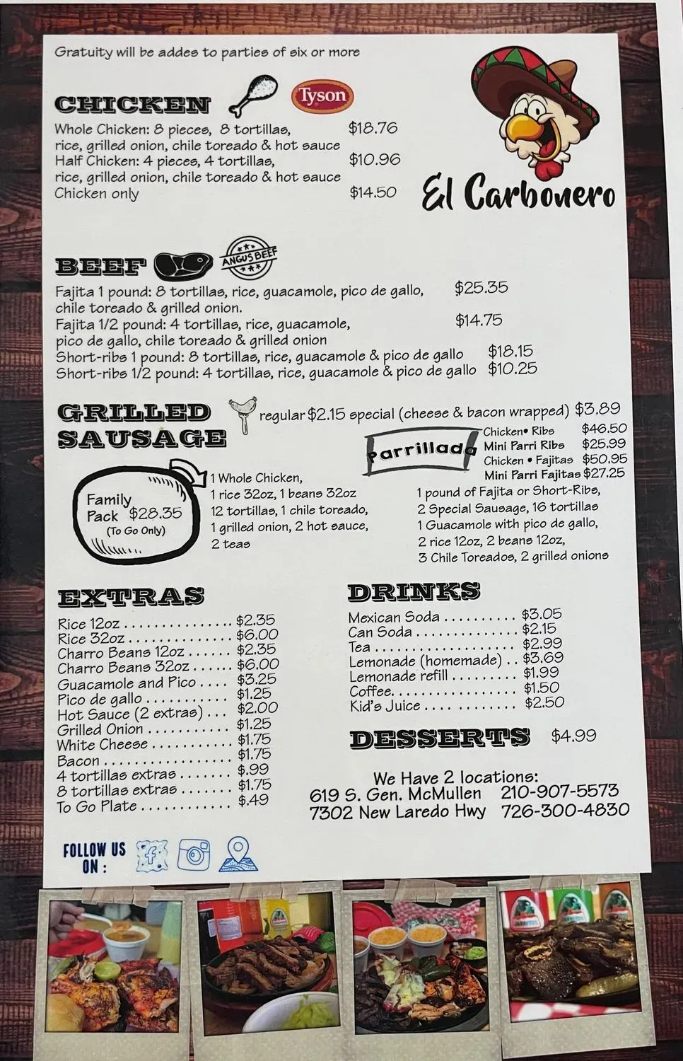 Menu 2