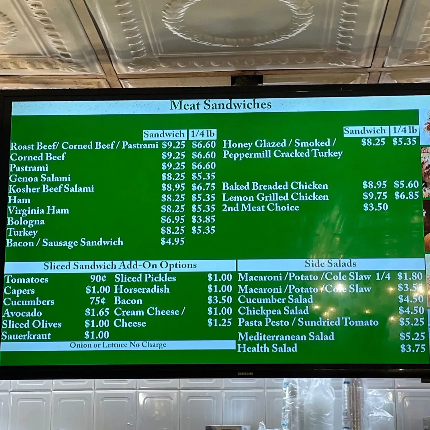 Menu 4