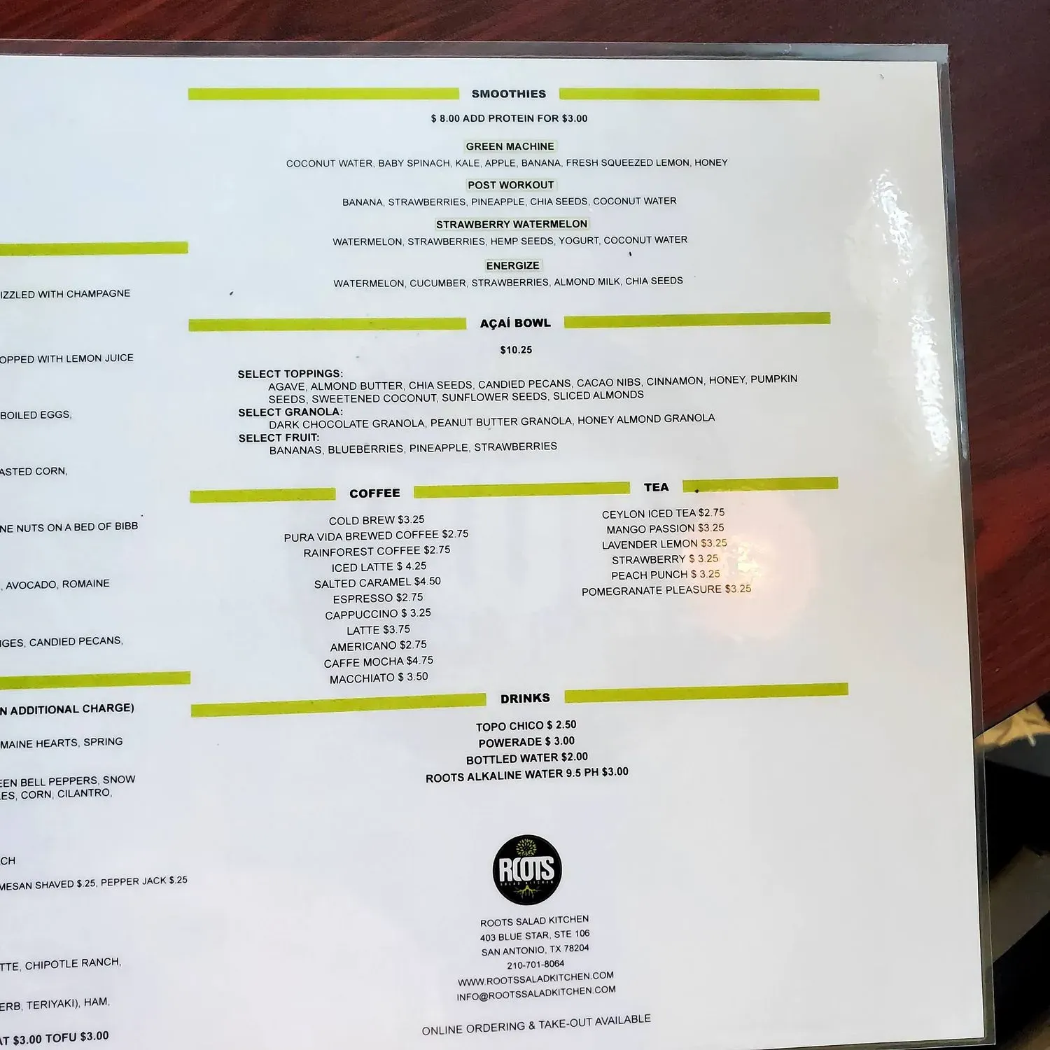 Menu 3