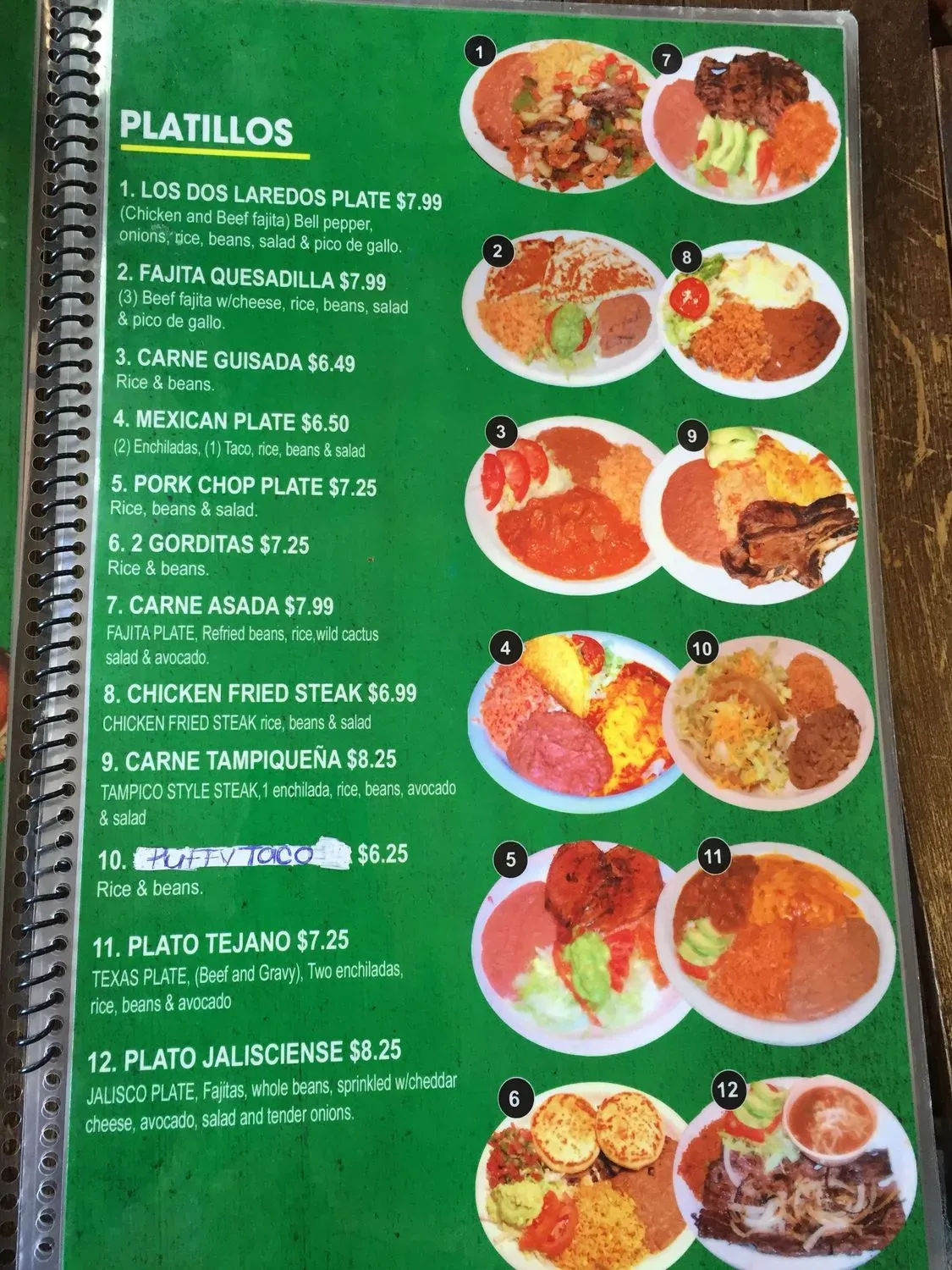 Menu 6