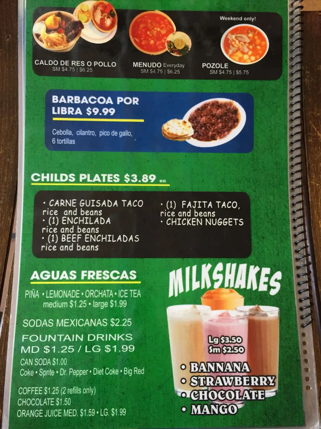 Menu 3