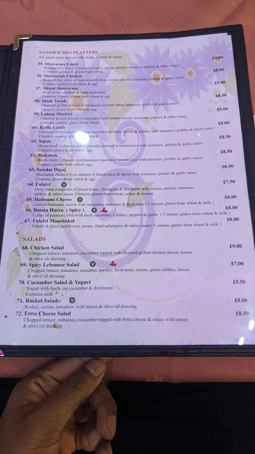 Menu 2