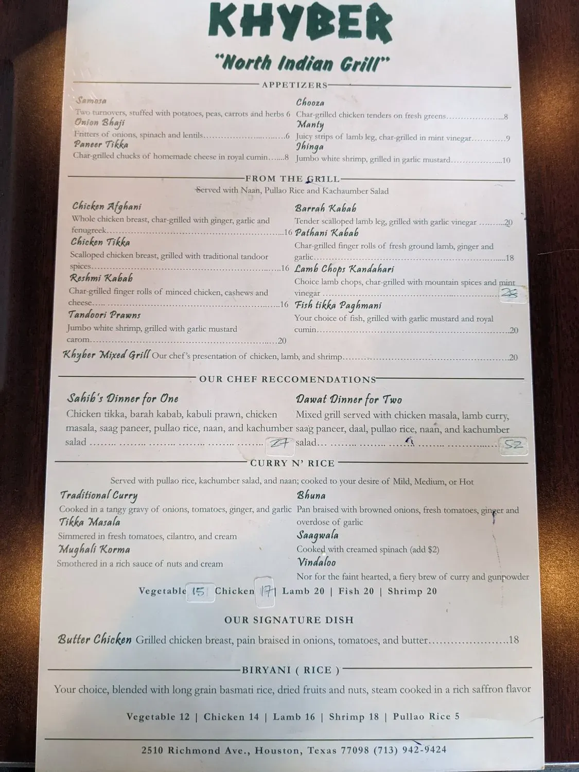 Menu 3