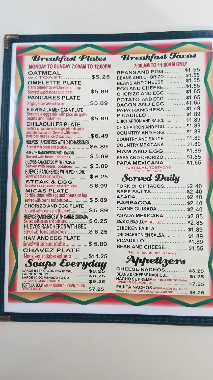 Menu 3