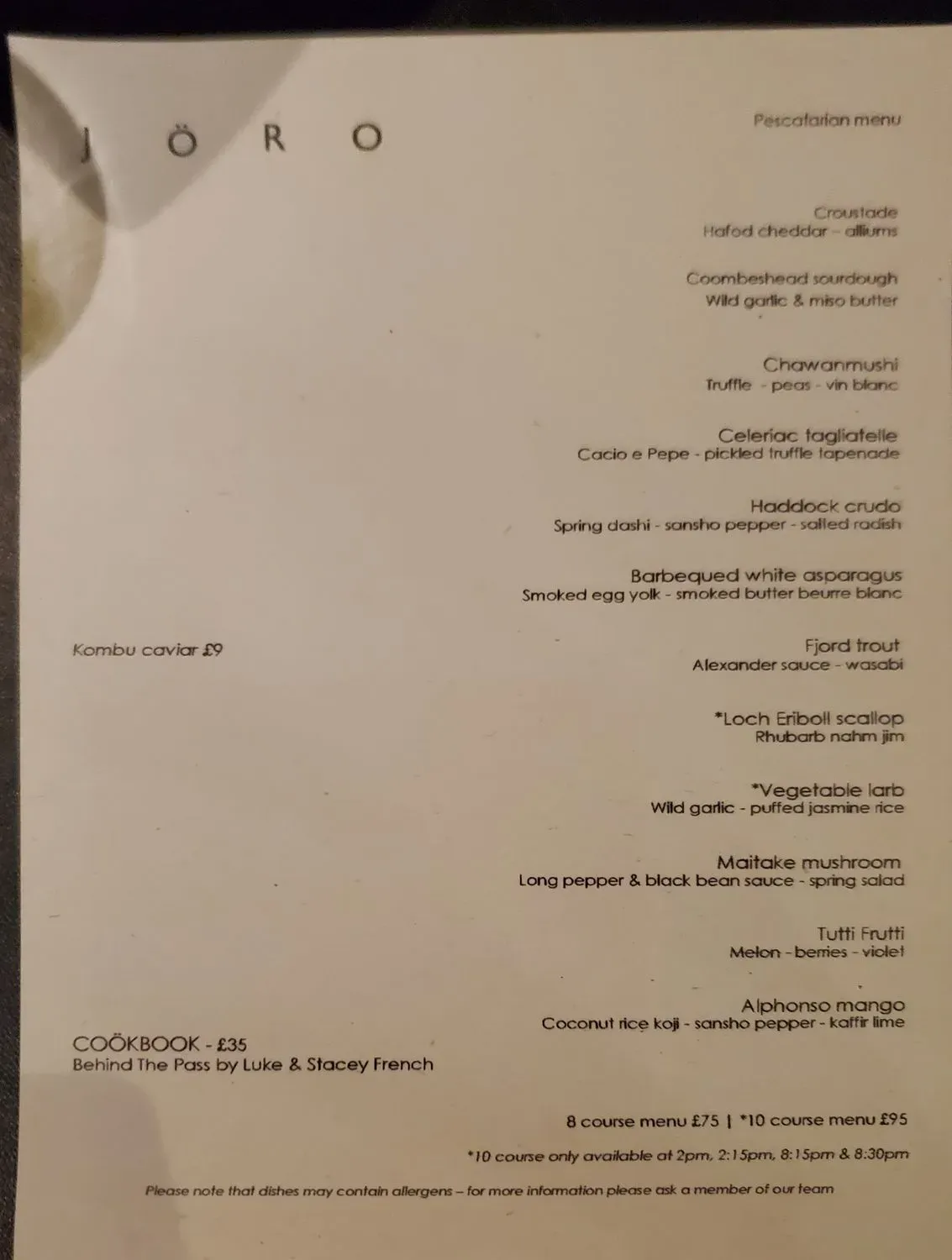 Menu 2