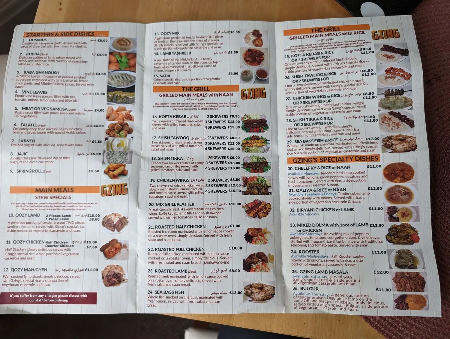 Menu 2