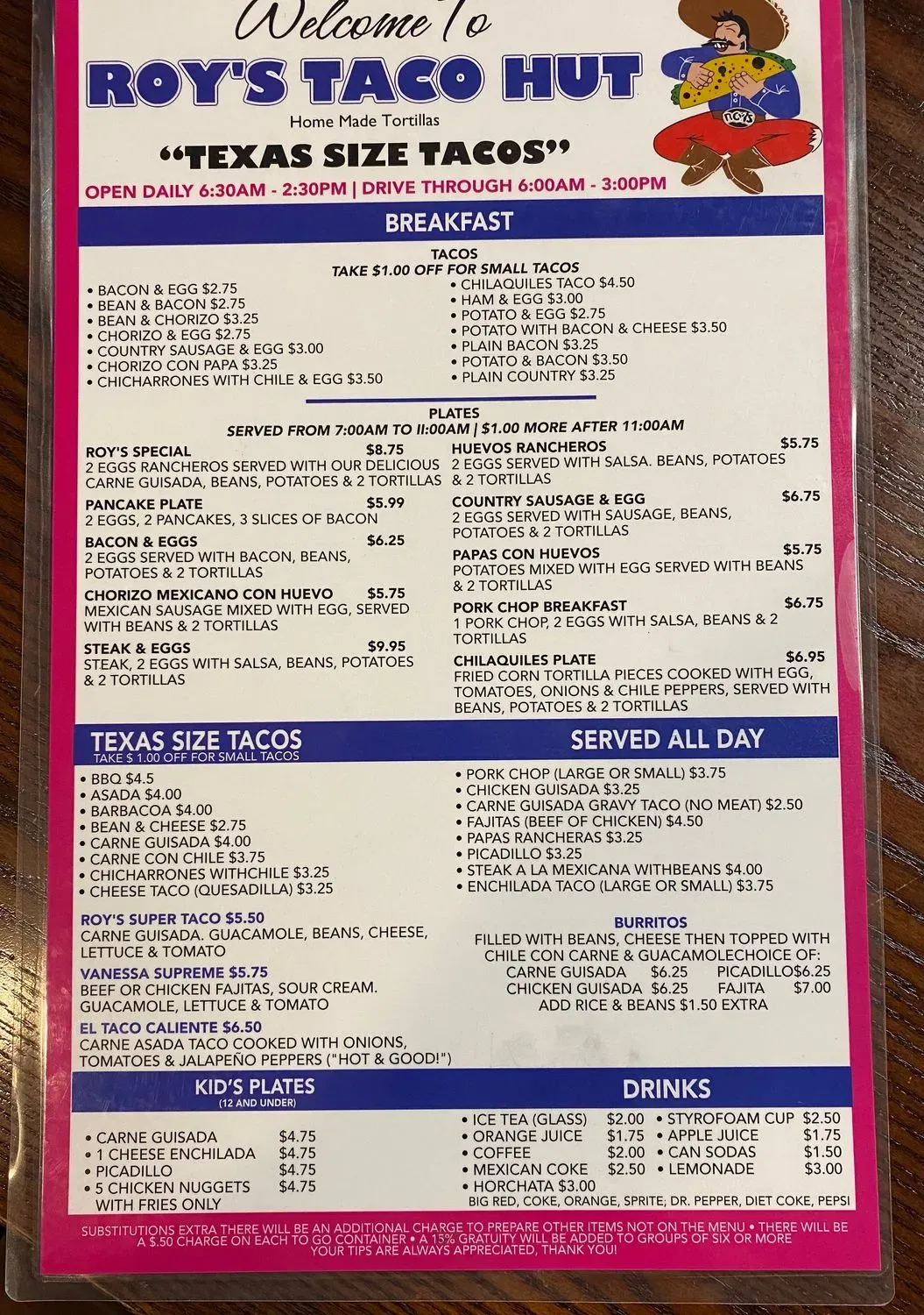 Menu 2