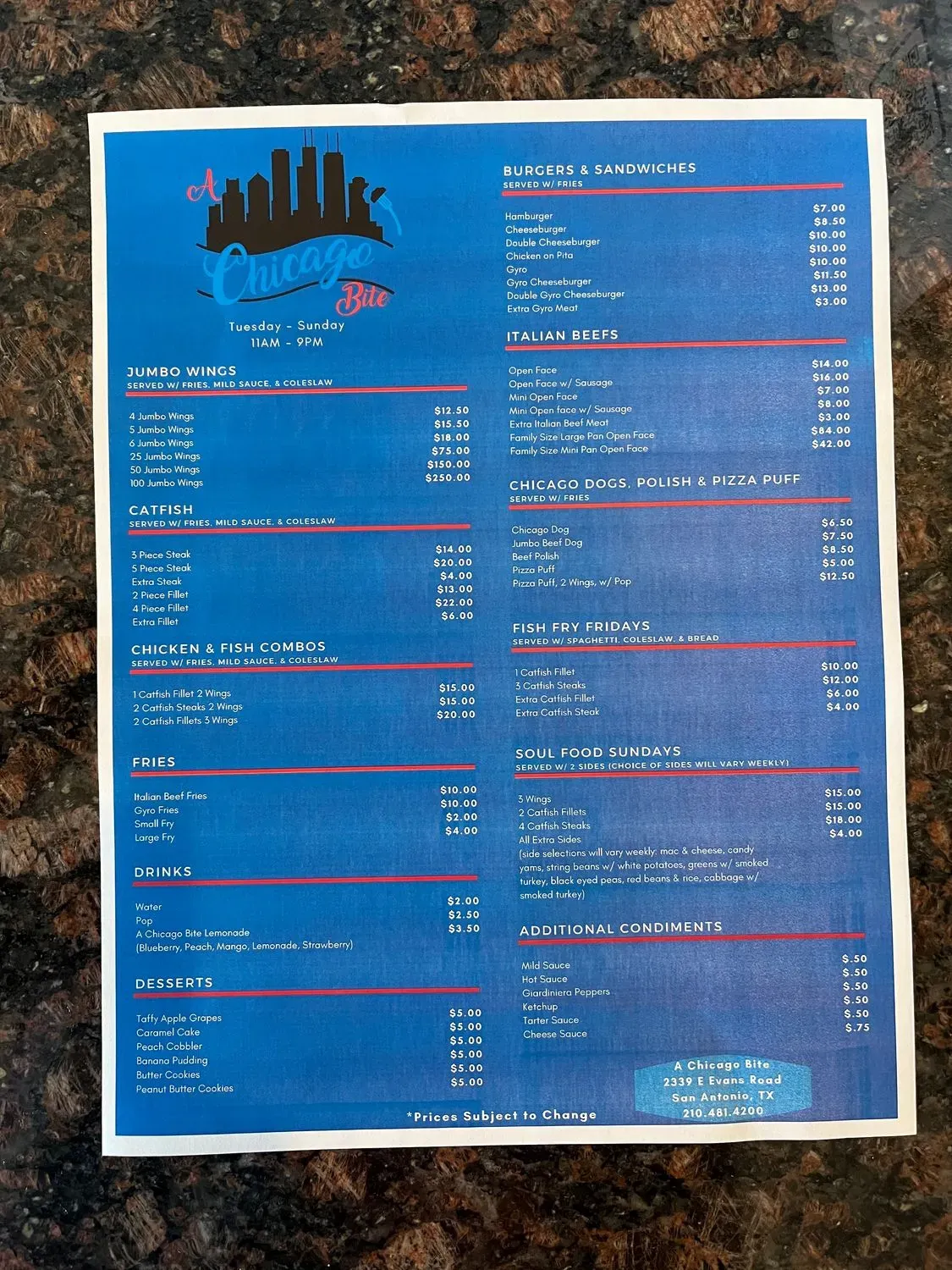 Menu 4