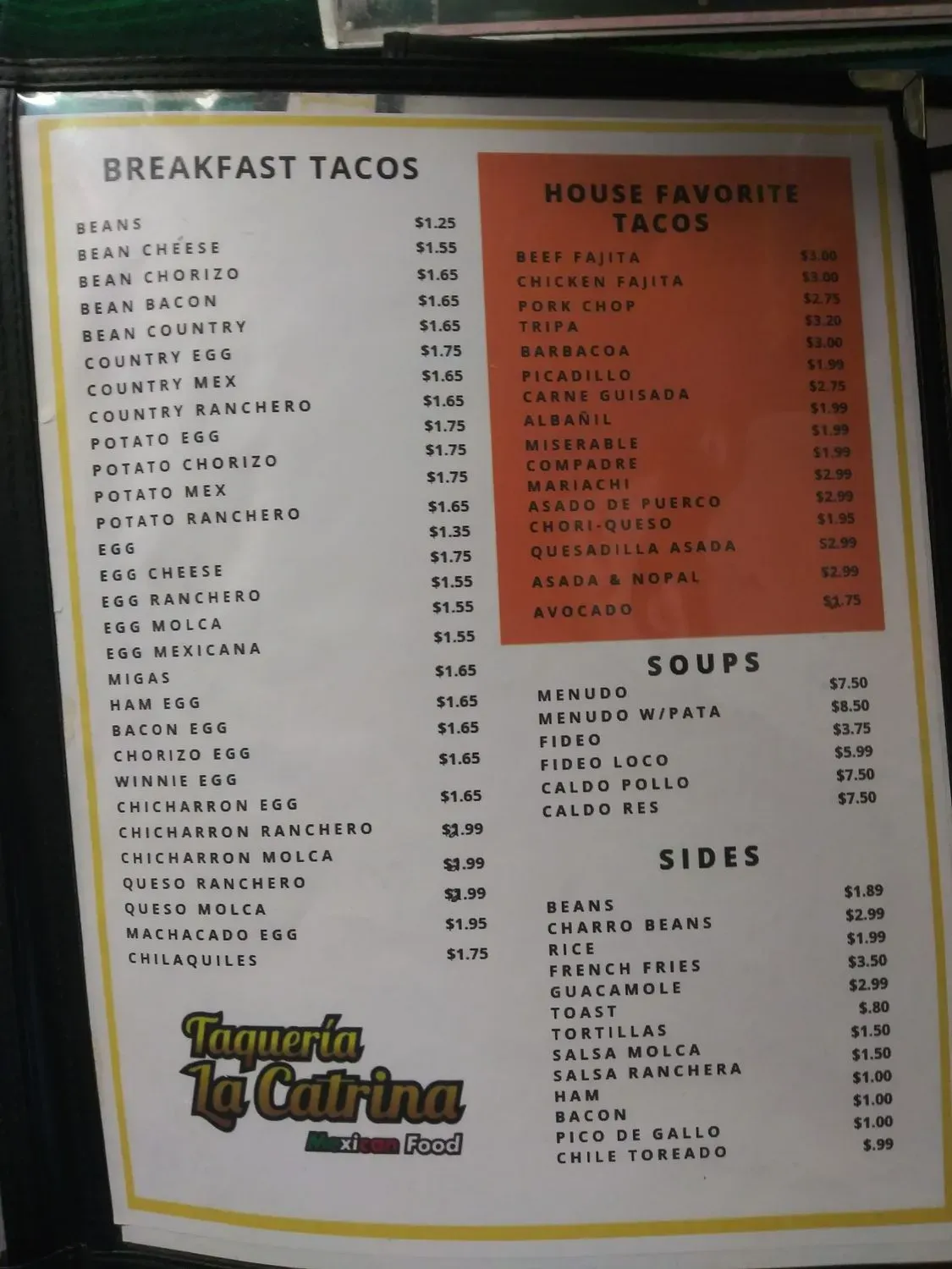 Menu 3