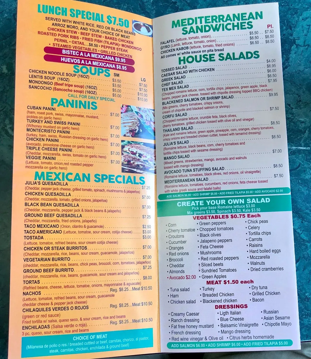 Menu 4