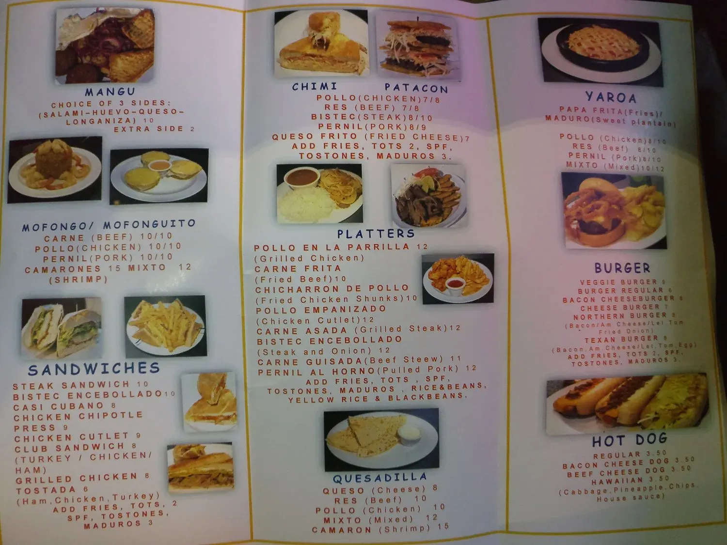 Menu 3