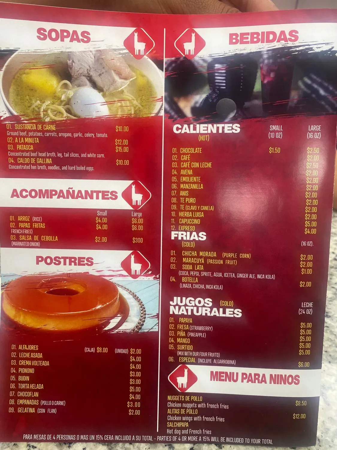 Menu 2