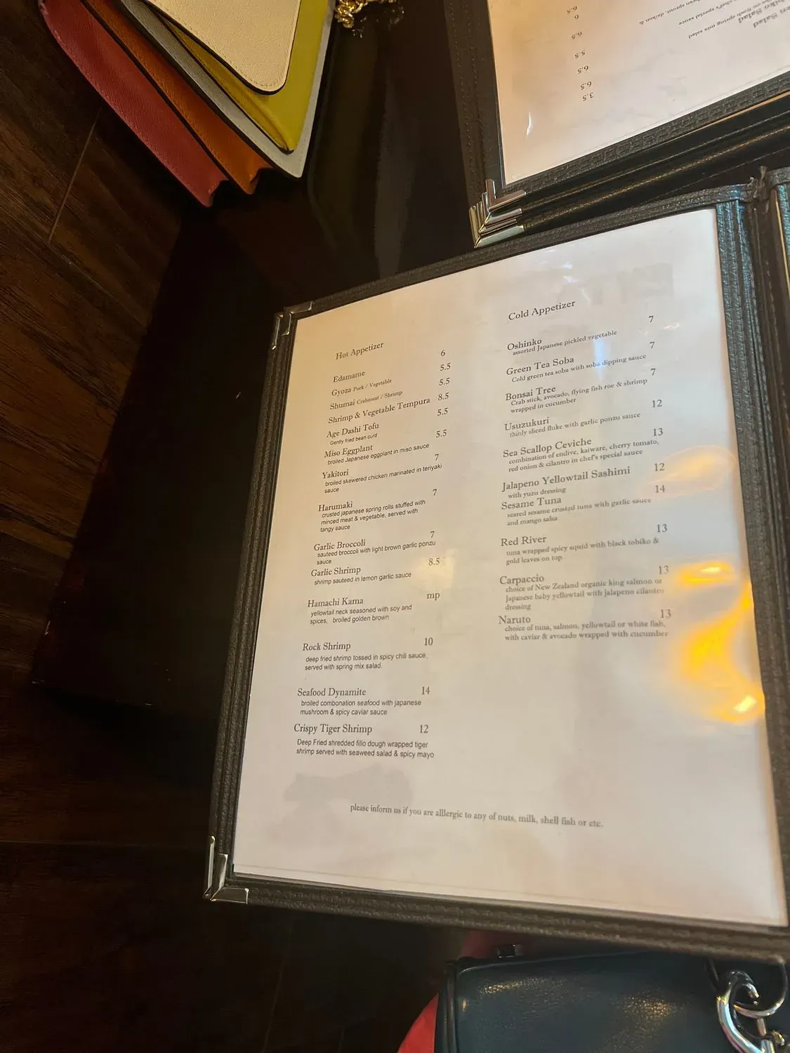 Menu 3