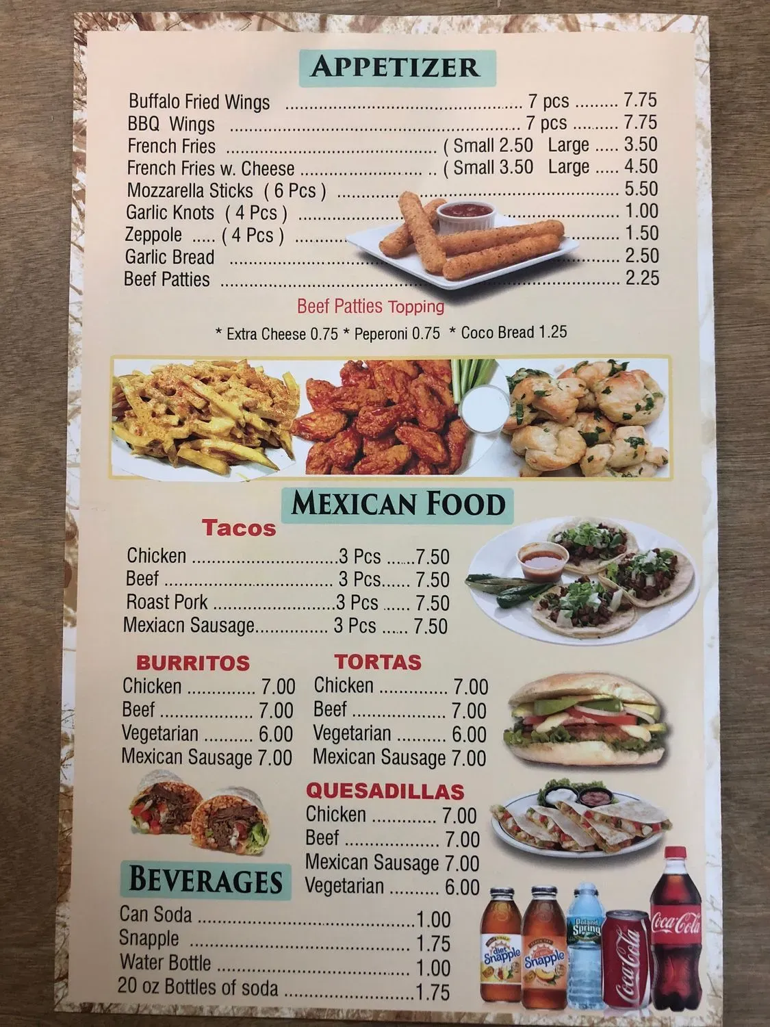 Menu 3