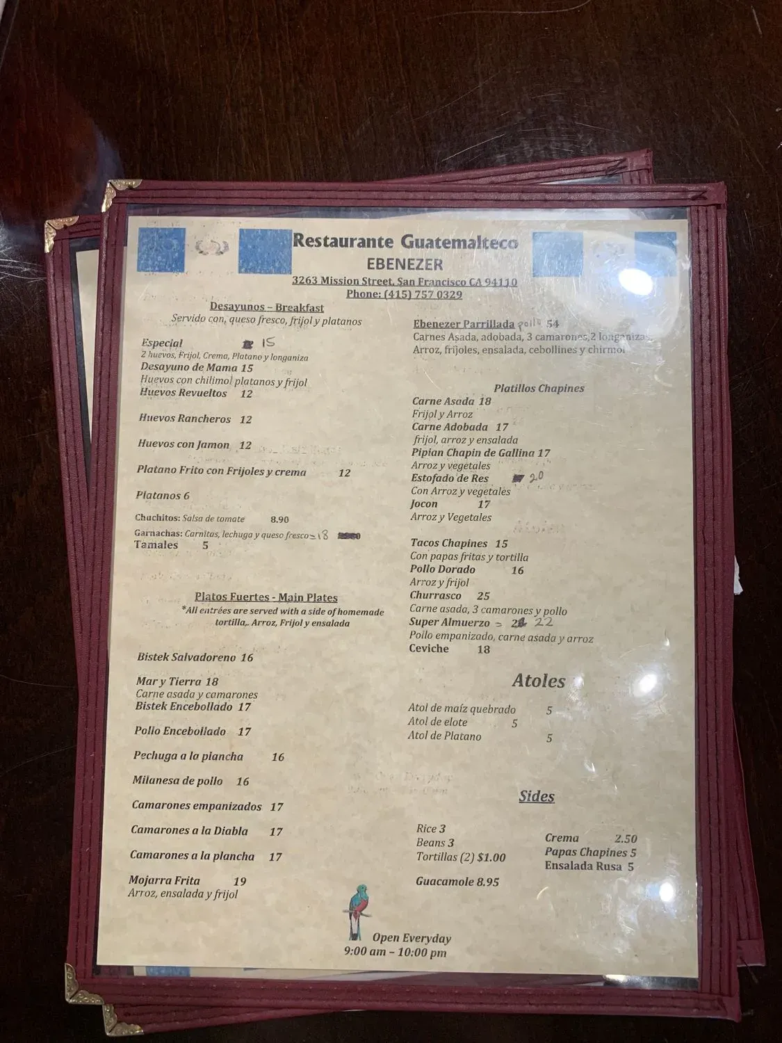 Menu 2