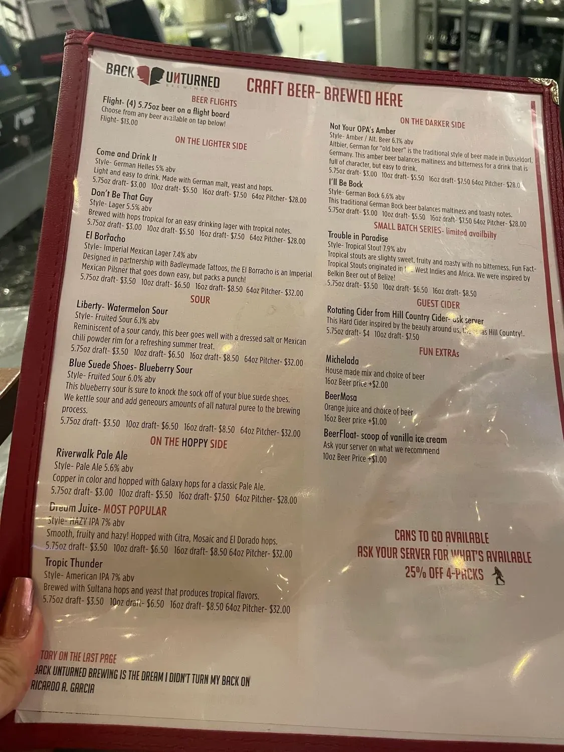 Menu 4