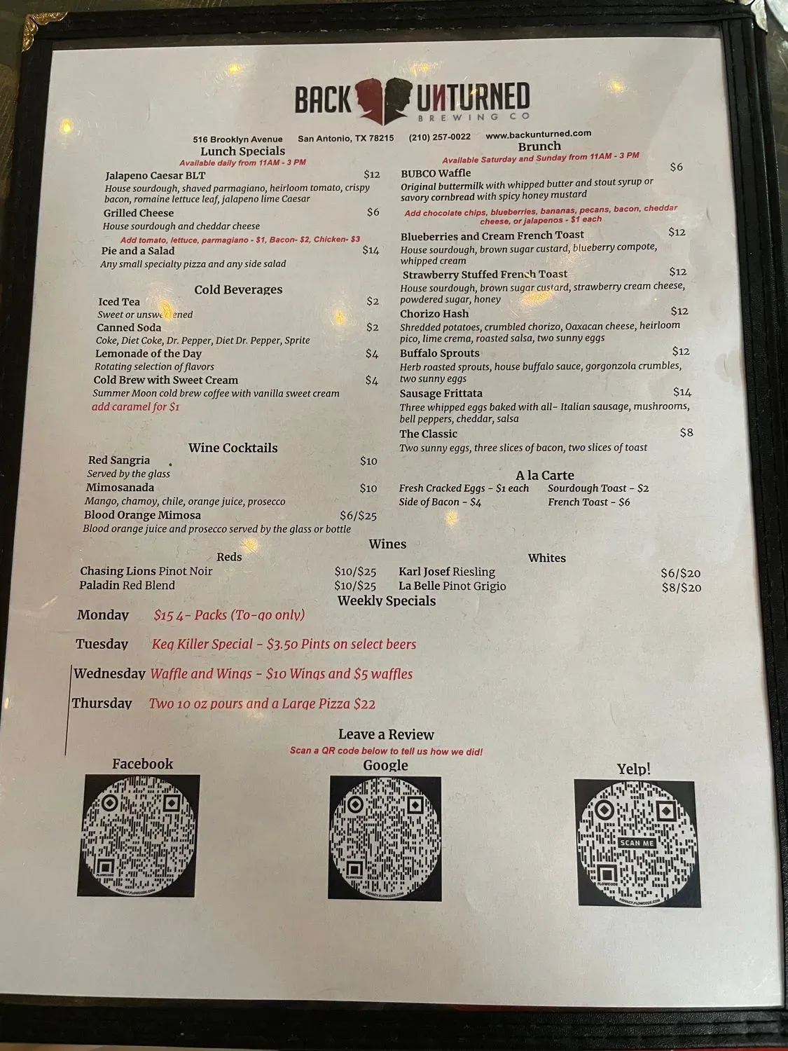 Menu 2