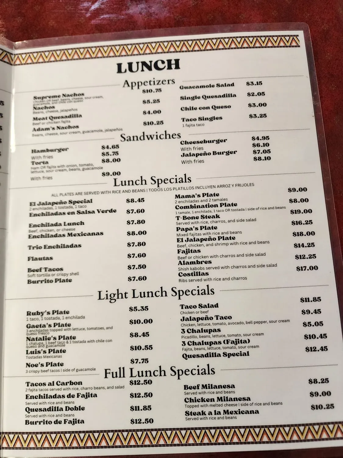 Menu 3