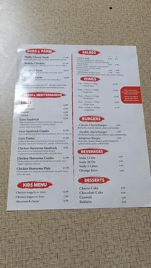 Menu 4