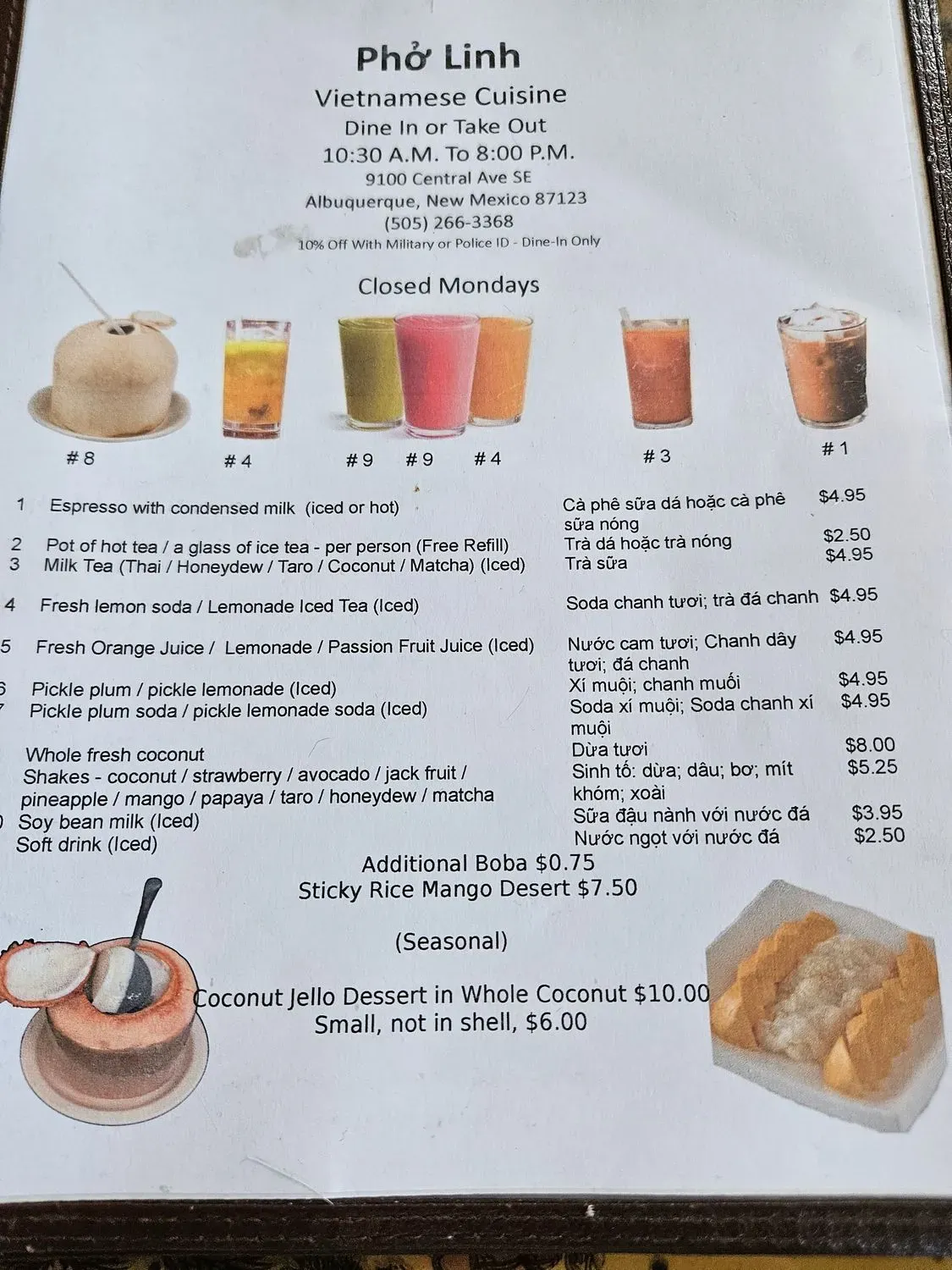 Menu 2