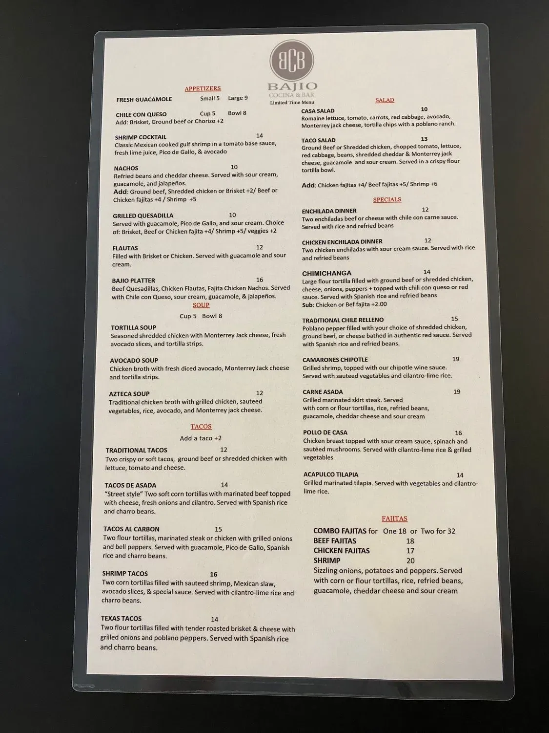 Menu 2