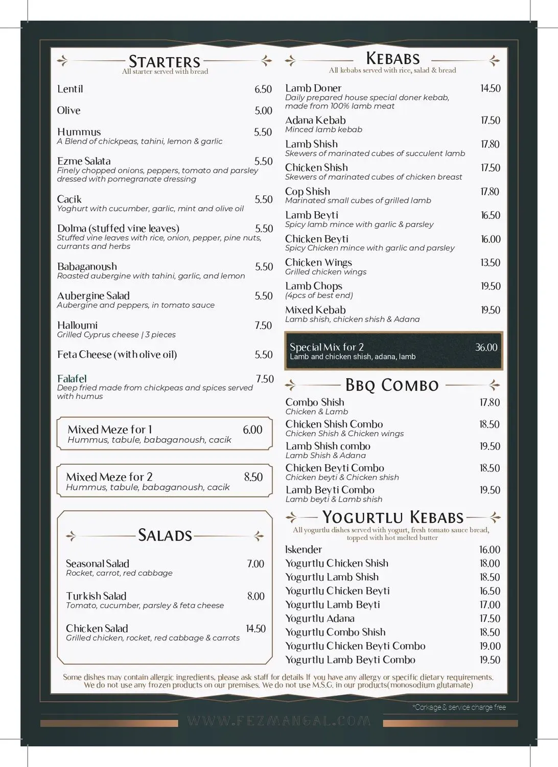 Menu 2