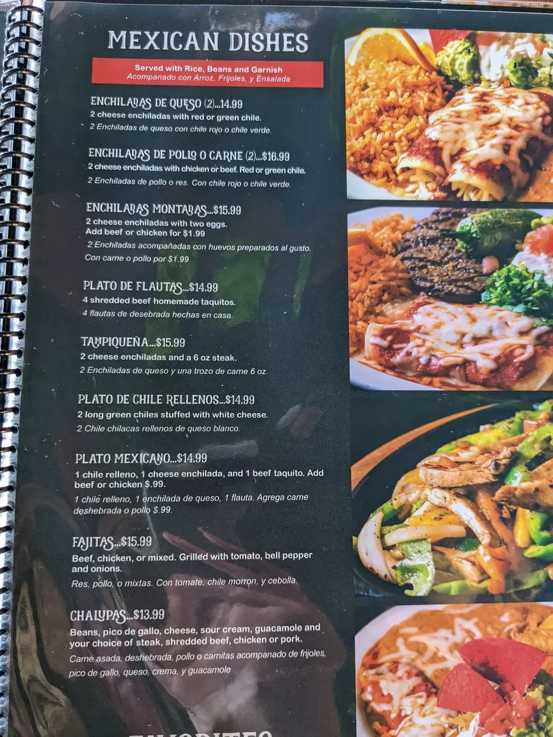 Lindo Mexico Grill and Seafood Menu - Updated November 2025