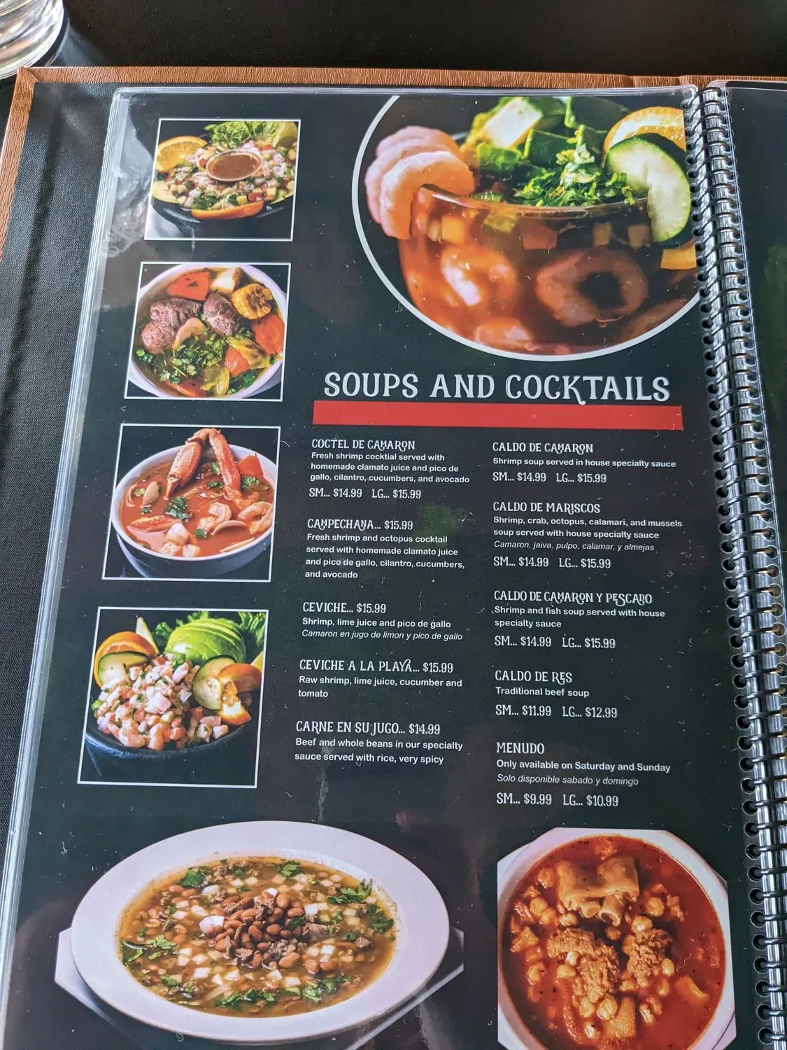 Lindo Mexico Grill and Seafood Menu - Updated November 2025