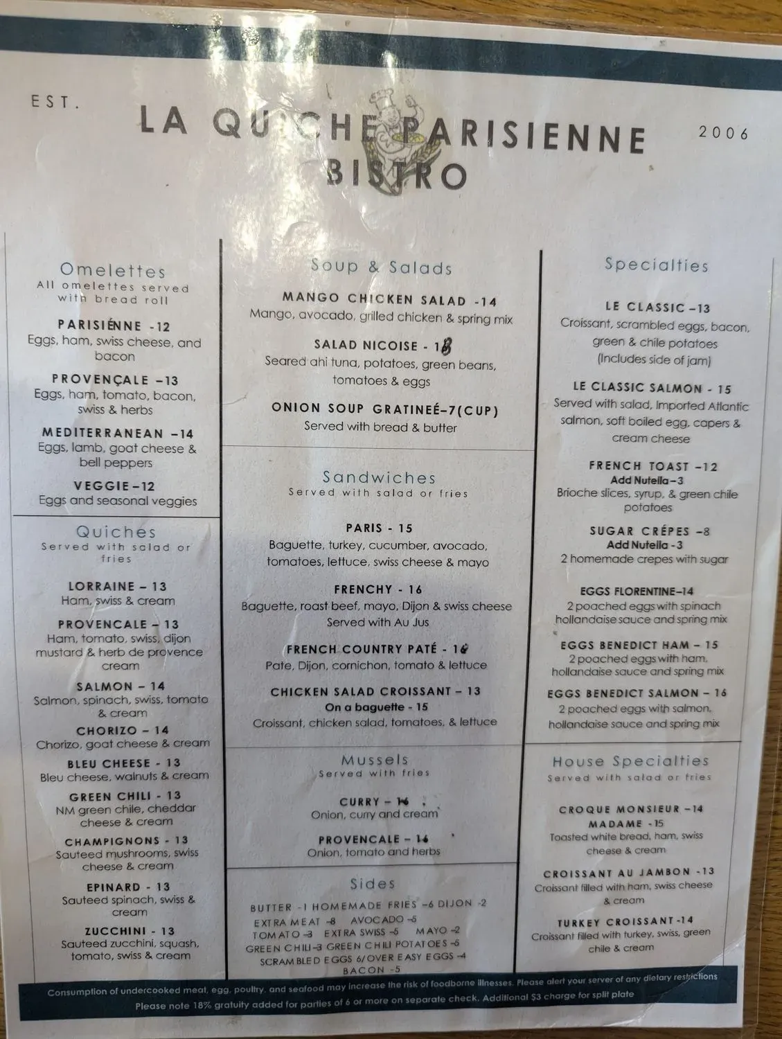 Menu 3