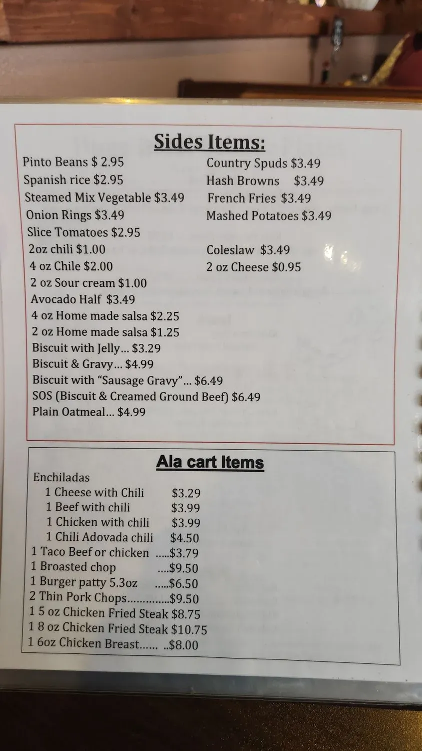 Menu 3