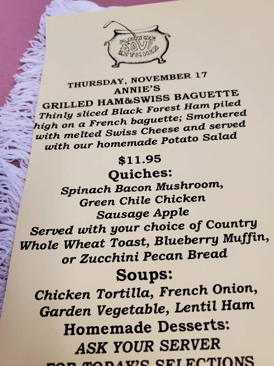 Menu 3