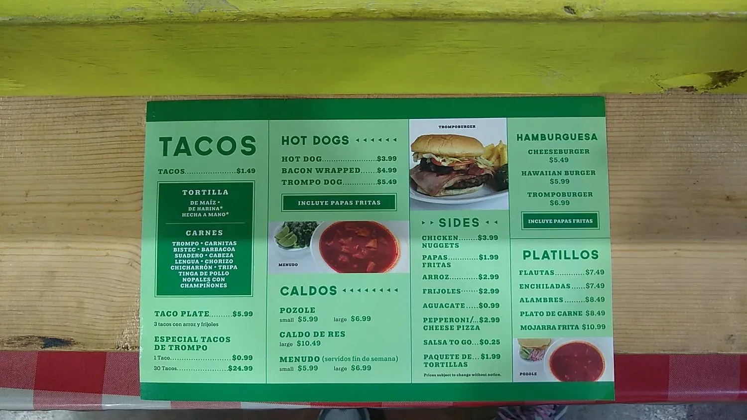 Menu 5