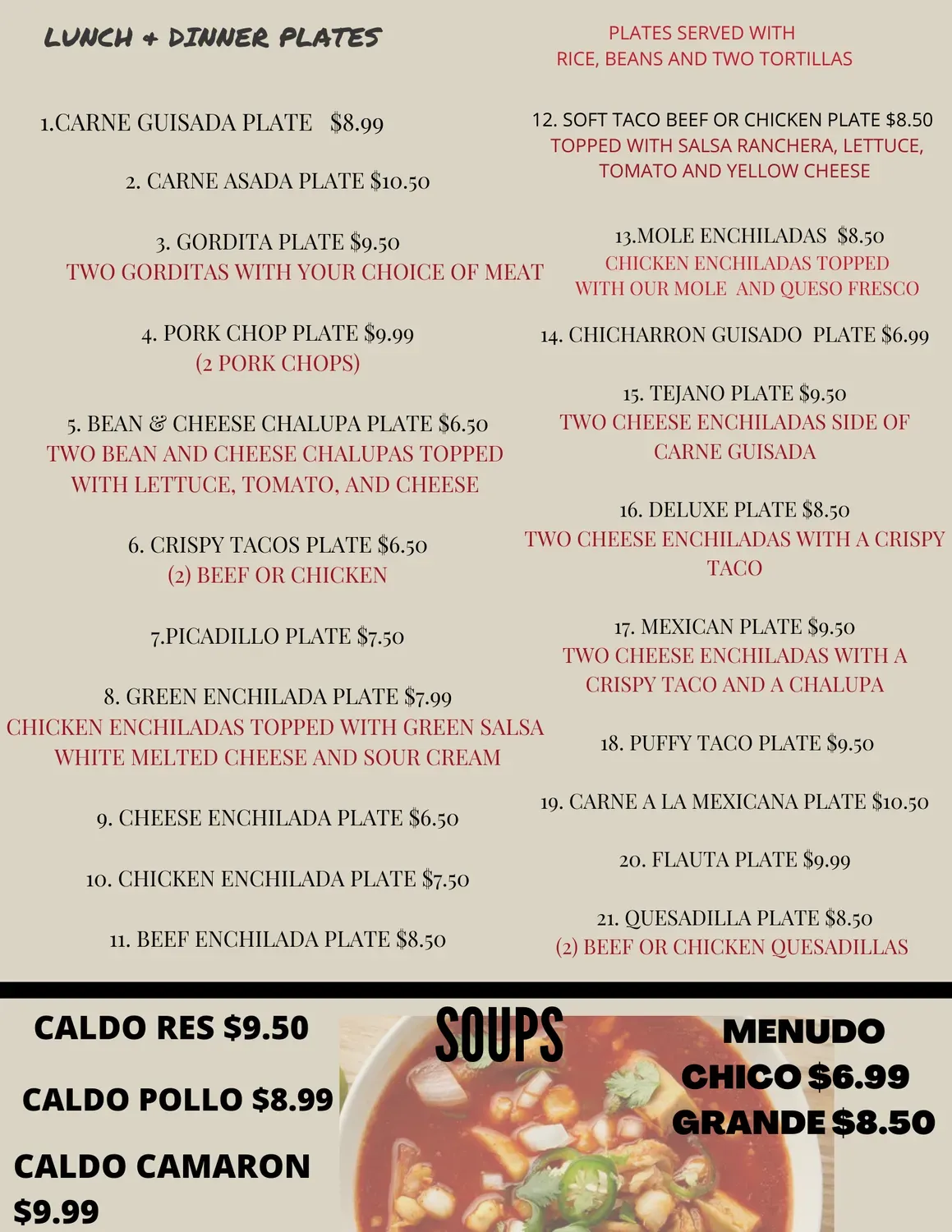 Menu 2