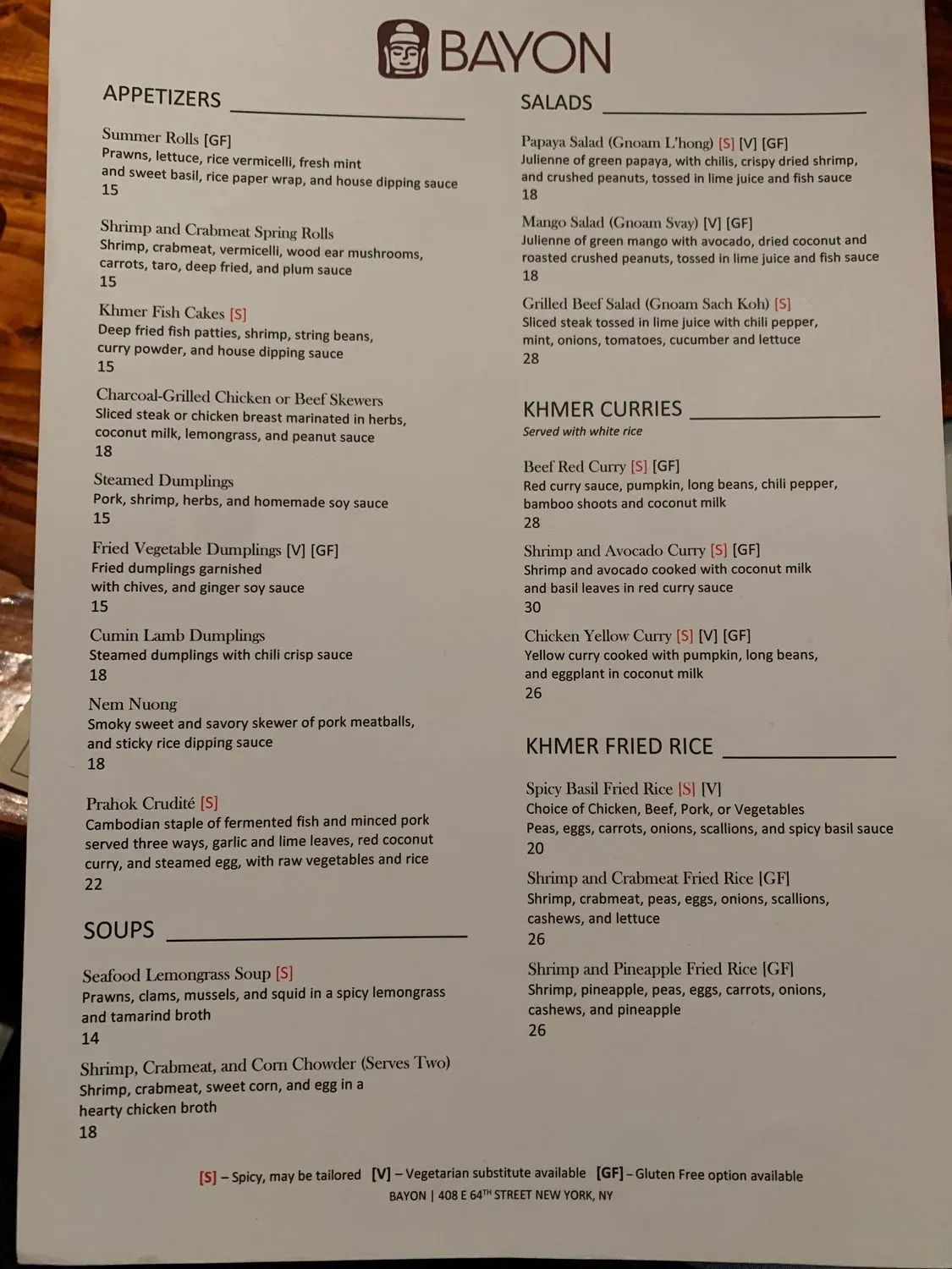 Menu 4