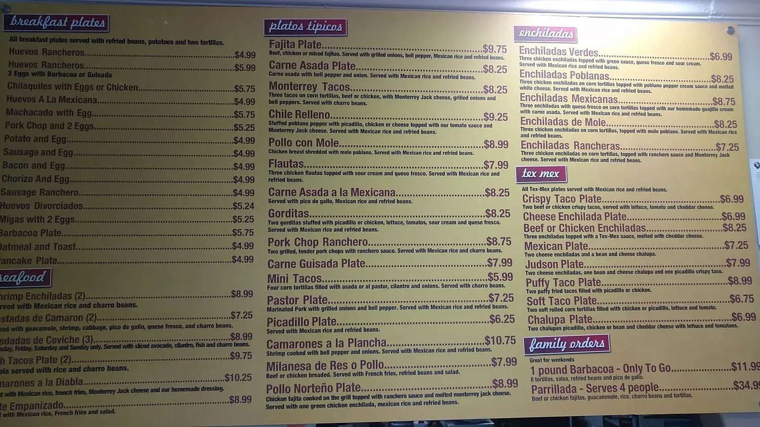 Menu 6