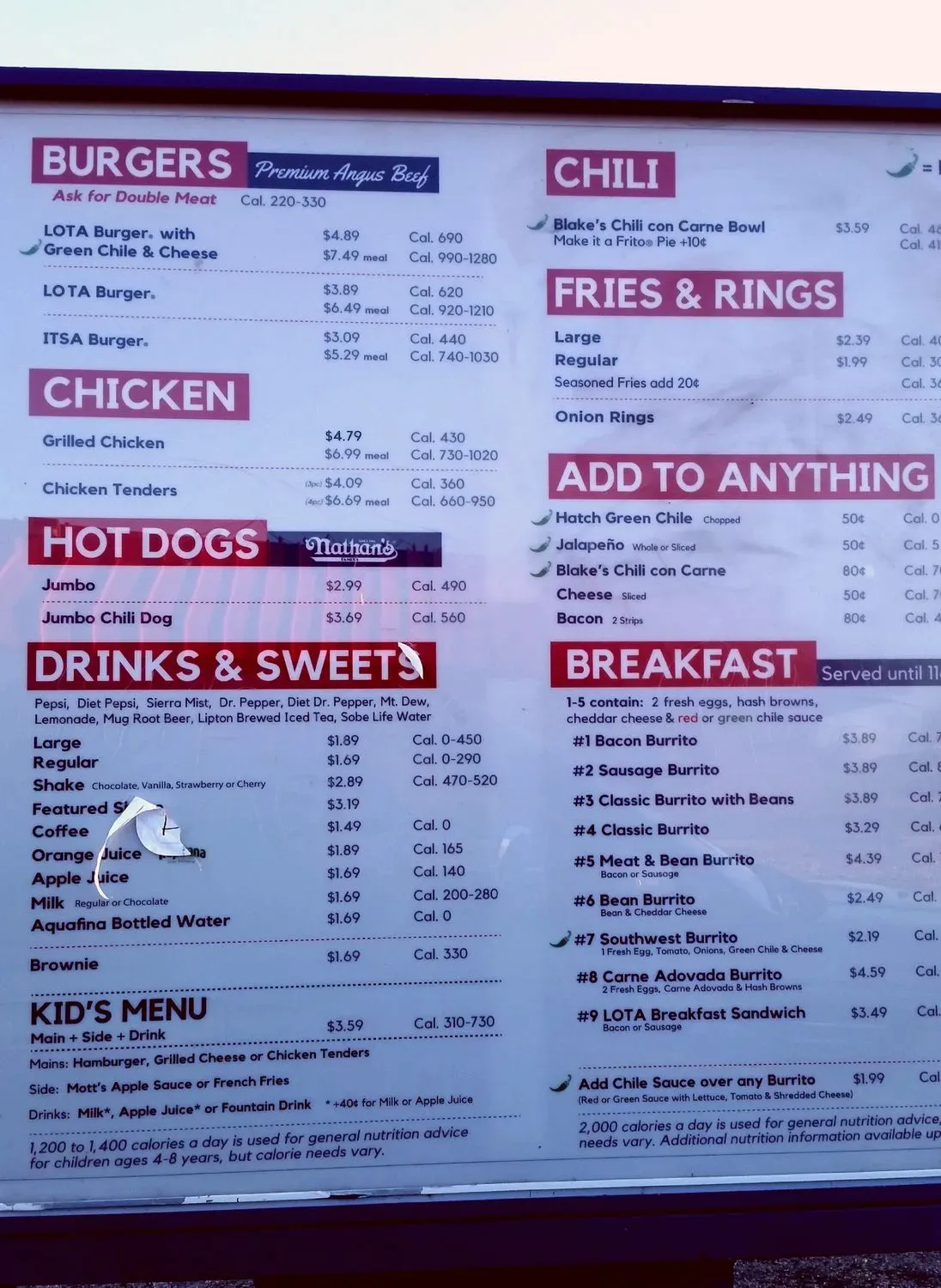 Menu 2