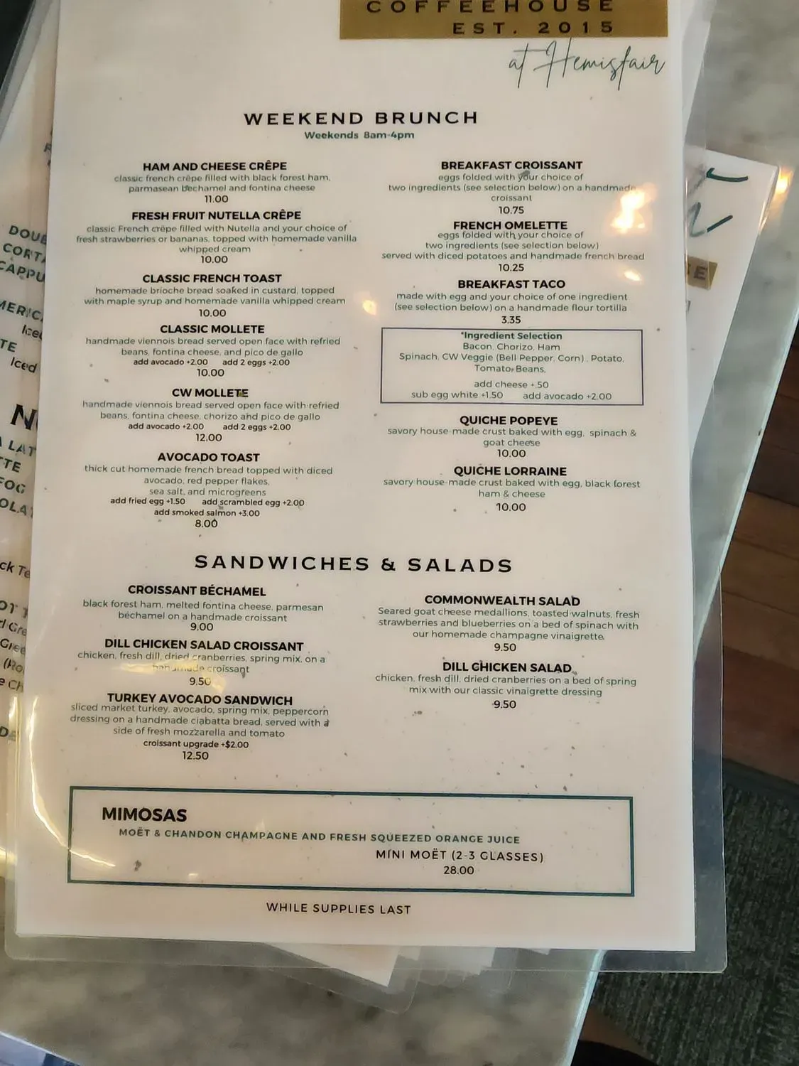 Menu 2