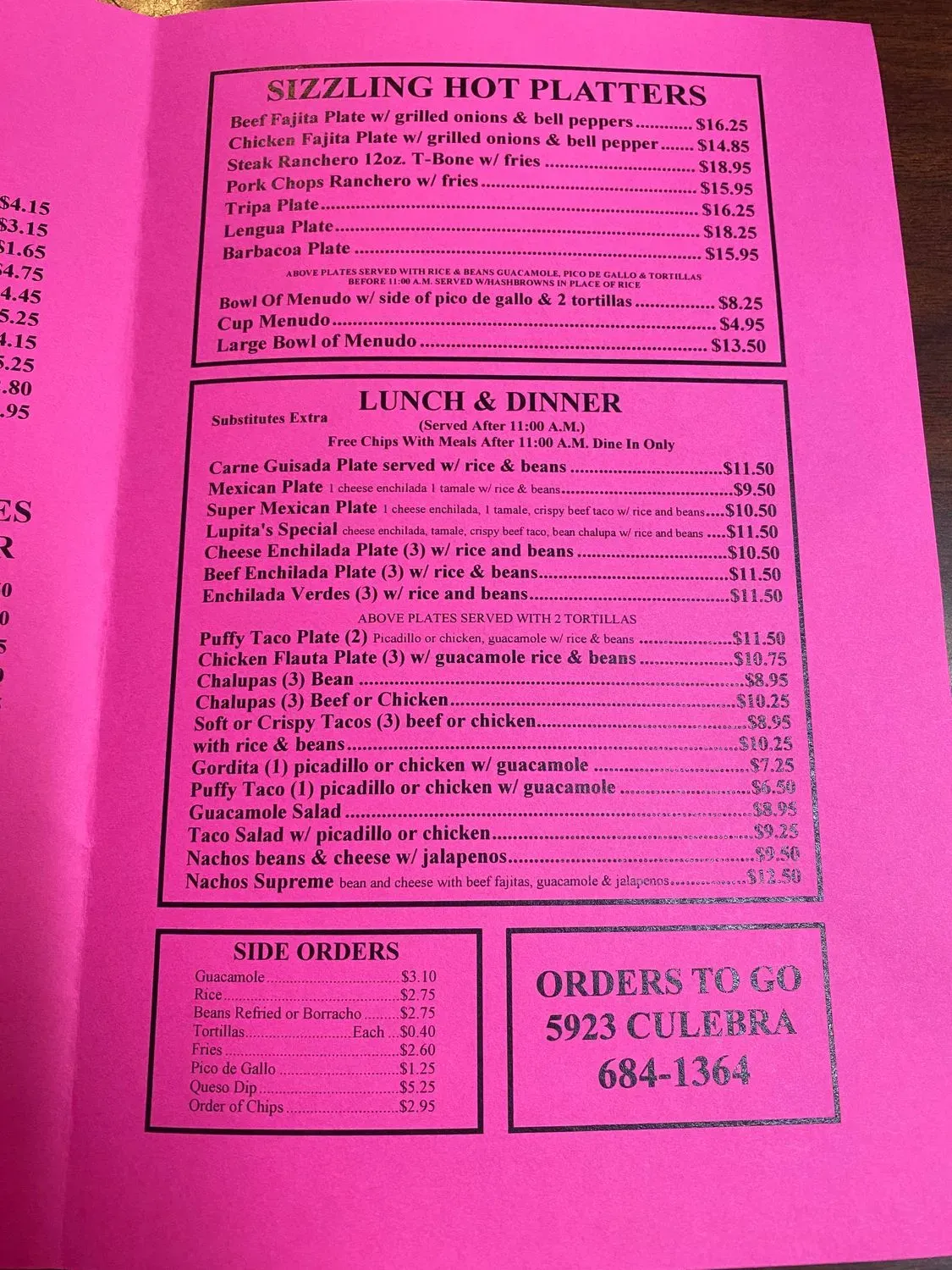 Menu 2