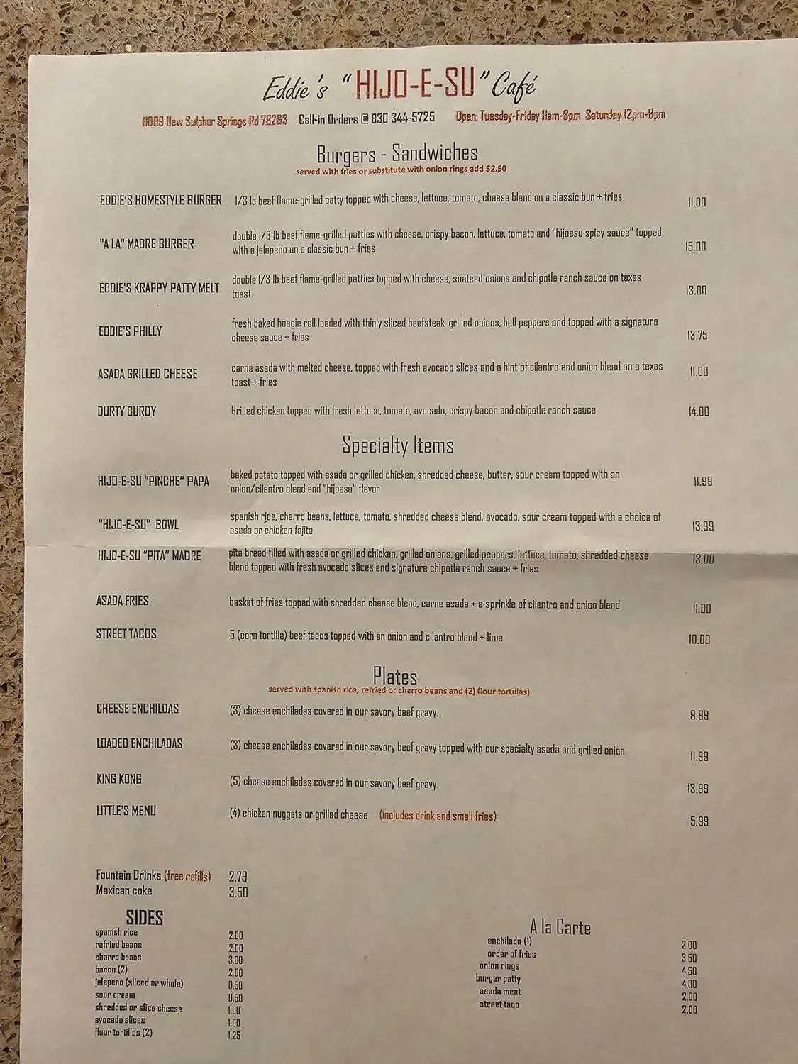 Menu 6