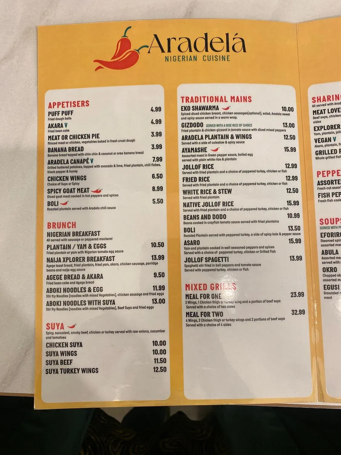 Menu 2