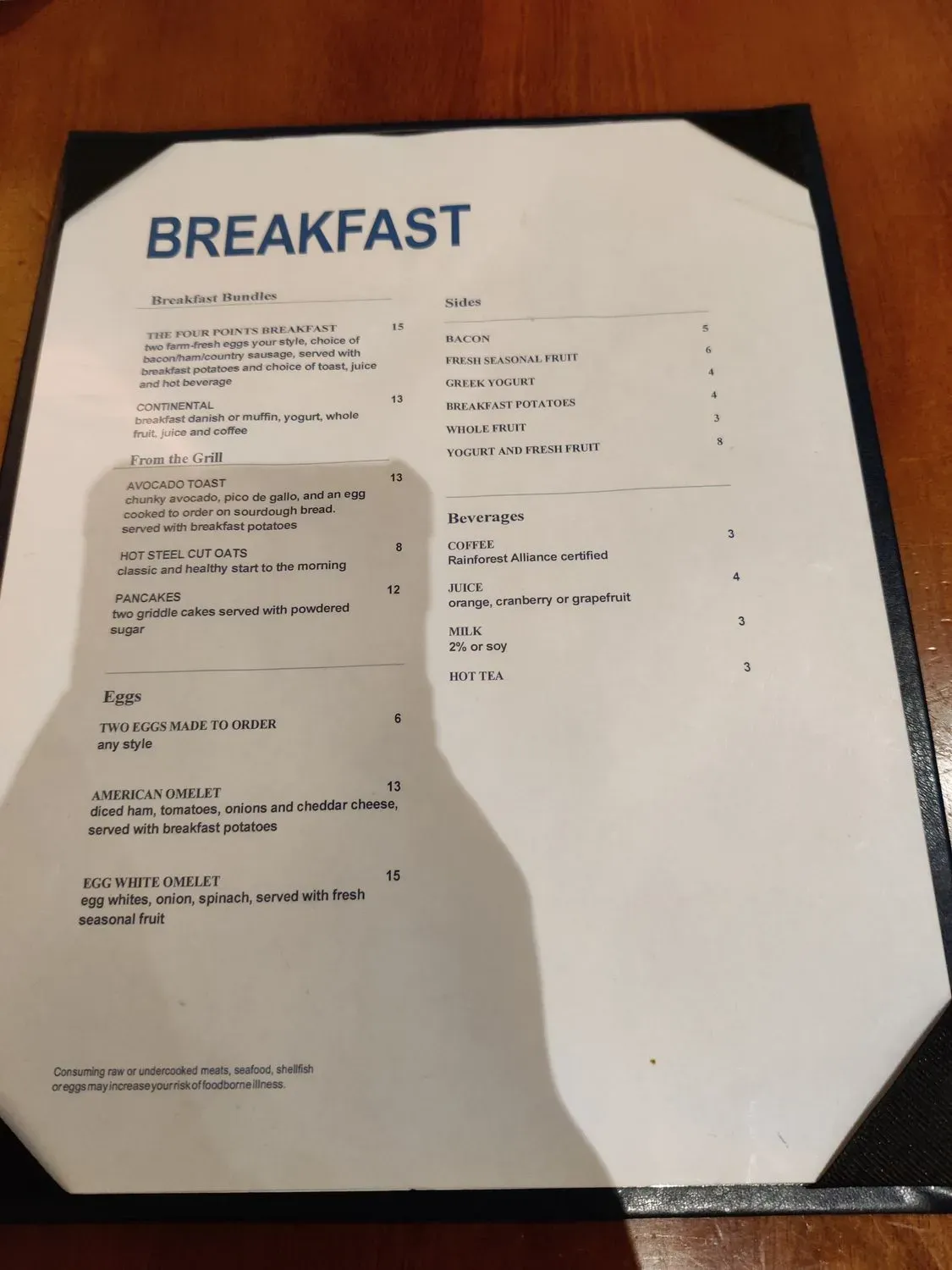 Menu 4